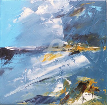Peinture intitulée "Air Marin" par Edith Verdickt, Œuvre d'art originale, Huile