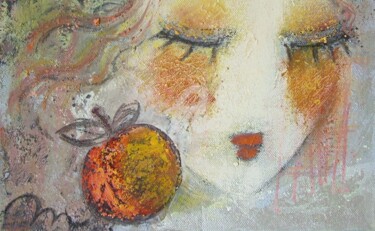 Peinture intitulée "a-taste-of-paradise…" par Marie Malherbe, Œuvre d'art originale