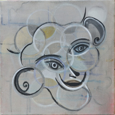 Peinture intitulée "mystère.jpg" par Agnes Rolin, Œuvre d'art originale