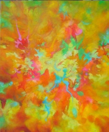 Peinture intitulée "operus  2" par Christophe Challier, Œuvre d'art originale, Huile