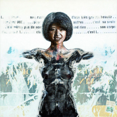 Peinture intitulée "le noir ne prouve r…" par Daniel Moline, Œuvre d'art originale, Huile