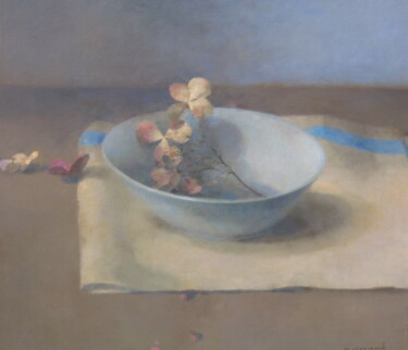 Painting titled "journée à l'atelier" by Mathieu Weemaels, Original Artwork, Oil