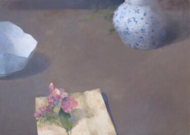 Painting titled "trio" by Mathieu Weemaels, Original Artwork, Oil