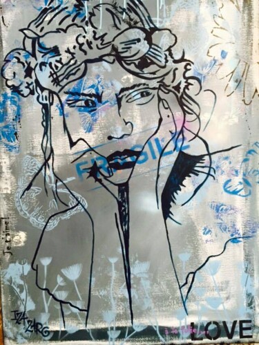 Peinture intitulée "Fragile" par Iza Zaro, Œuvre d'art originale