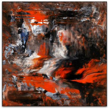 Spiritériel ou Fusion Sacrale (Spiriterial or Sacral Fusion) Malerei mit dem Titel "Spiritériel ou Fusi…" von Davidian Gotis Abstraction Abstraite, Original-Kunstwerk, Öl