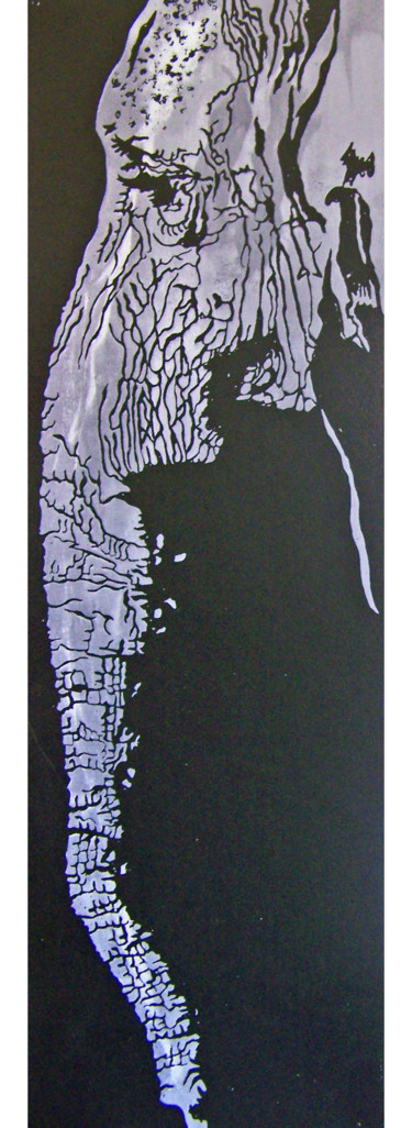 印花与版画 标题为“Tia #artistsupportp…” 由Jo Moore, 原创艺术品, 丝网印刷