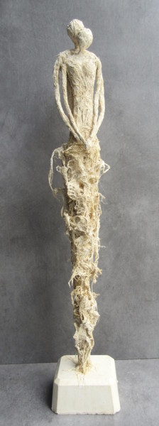 Sculpture intitulée "Unis" par Nathalie Villate-Lafontaine, Œuvre d'art originale, Plâtre