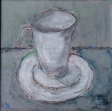 Schilderij getiteld "Brocante" door Denise Louin-Lecoeur, Origineel Kunstwerk, Acryl