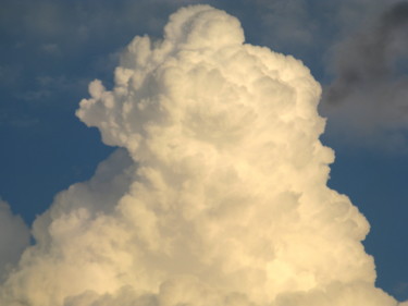 Fotografia intitolato "Snow volcano, photo" da Liza Peninon, Opera d'arte originale