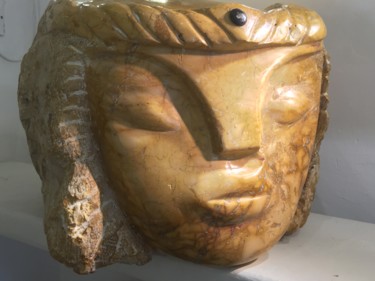 Sculpture intitulée "tete   Mytique" par Trizan, Œuvre d'art originale