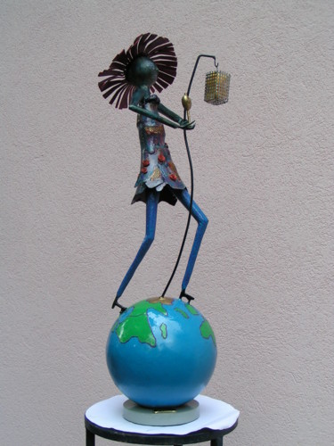 Sculpture intitulée "shima" par Patrick Dupont, Œuvre d'art originale
