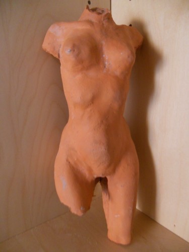 torse Sculpture intitulée "torse" par Claude Hardenne, Œuvre d'art originale