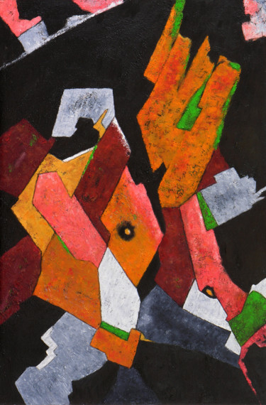 Peinture intitulée "SP2" par Claude Guillemet, Œuvre d'art originale, Huile Monté sur Châssis en bois