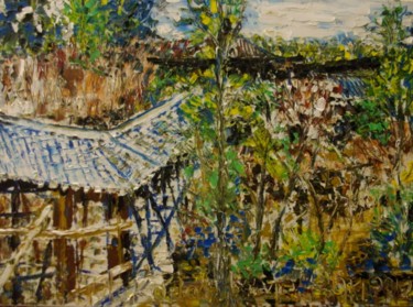 제목이 "Kodaiji-Temple (Kyo…"인 미술작품 Toshio Asaki로, 원작, 기름