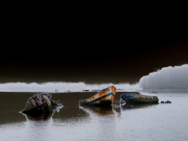 Photographie intitulée "nuit tranquille à K…" par Claude Guillemet, Œuvre d'art originale, Photographie numérique