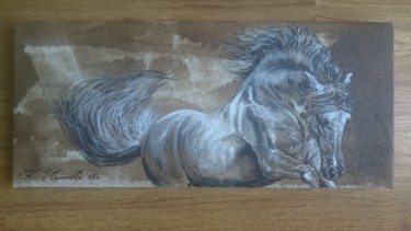 绘画 标题为“Horse spirit 1” 由Katerina Evgenieva, 原创艺术品, 丙烯