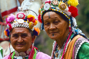Photographie intitulée "aborigènes à Taiwan…" par Claude Guillemet, Œuvre d'art originale, Photographie non manipulée