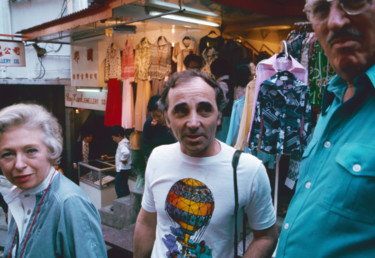 Photographie intitulée "Aznavour et Patacho…" par Claude Guillemet, Œuvre d'art originale, Photographie non manipulée