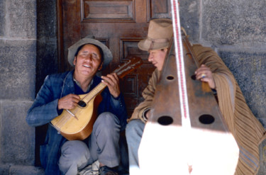 Photographie intitulée "musiciens aveugles…" par Claude Guillemet, Œuvre d'art originale, Photographie non manipulée