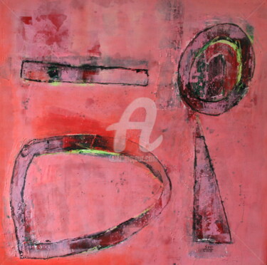 Painting titled "Core of My Existence" by Sio Montera, Original Artwork, Acrylic