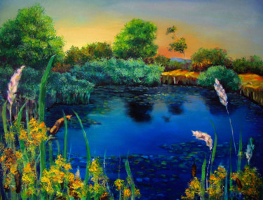 Painting titled "Just Avant les Crép…" by Art -Lsedra, Original Artwork, Oil