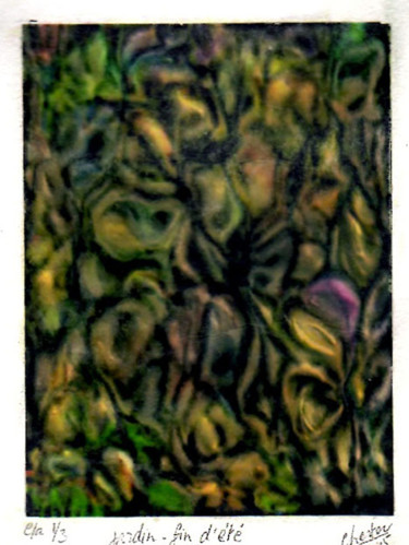 "le jardin fin d'été" başlıklı Dijital Sanat Richard Raveen Chester tarafından, Orijinal sanat, 2D Dijital Çalışma