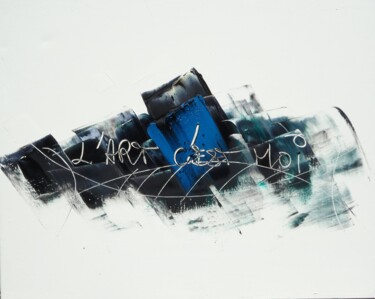 Painting titled "L'art c'est moi" by Guy Delaroque, Original Artwork, Oil