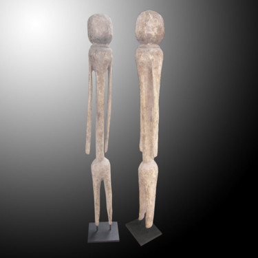 雕塑 标题为“Statuette Mobo  art…” 由Kebe, 原创艺术品, 木