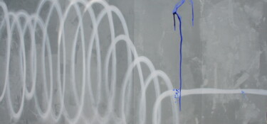 Peinture intitulée "w.A. 2015, Spritzen…" par Eric Ullrich, Œuvre d'art originale