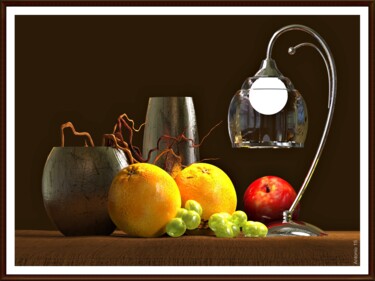 Digitale Kunst getiteld "natura-morta17.jpg" door Antonio Rafanelli, Origineel Kunstwerk, 3D-modellering