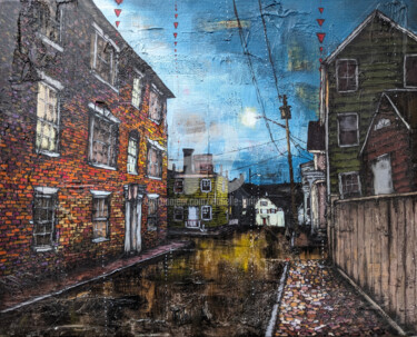 Le cafard Peinture intitulée "Le cafard" par Isabelle Langlais, Œuvre d'art originale, Acrylique