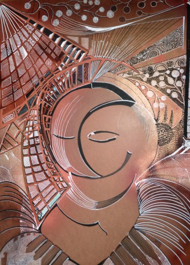 Peinture intitulée "p1060541.jpg" par Lapiche, Œuvre d'art originale, Acrylique