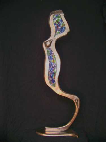 Sculpture titled "Tikal--Bronze with…" by Jan And Jo Moore, Original Artwork, Metals