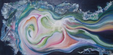 Peinture intitulée "Danse noturne au ja…" par Richard Aubin, Œuvre d'art originale, Acrylique