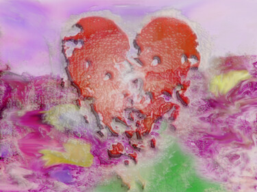 Heart's disrepair. Arts numériques intitulée "Heart's disrepair." par A B Art, Œuvre d'art originale