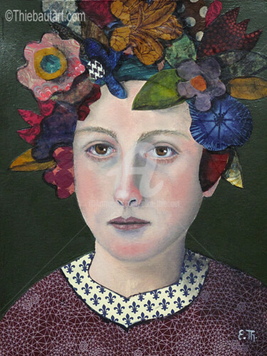 Peinture intitulée "L'Automne" par Elke Thiébaut, Œuvre d'art originale, Acrylique