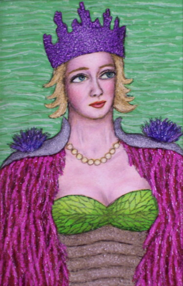 Pintura titulada "Bordona" por Stephen Warde Anderson, Obra de arte original, Acrílico Montado en Otro panel rígido