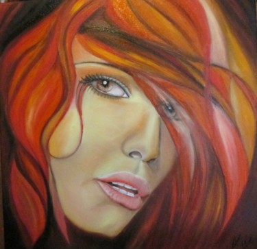 Peinture intitulée "Close to tears." par Alix, Œuvre d'art originale, Huile