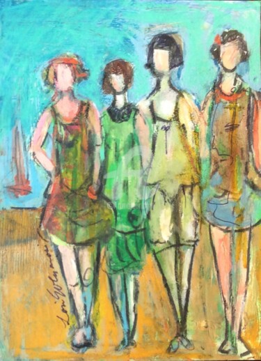 「Day 12, Homesick」というタイトルの絵画 Lori Solymosiによって, オリジナルのアートワーク