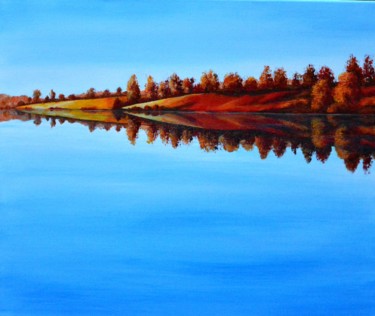 Painting titled "RIVE" by Stephanie Ledroit, Original Artwork