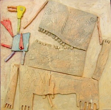 Sculpture intitulée "Sans titre" par Robert Gaillot, Œuvre d'art originale