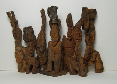 Sculpture intitulée "dscn1544.jpg" par Robert Gaillot, Œuvre d'art originale, Bois