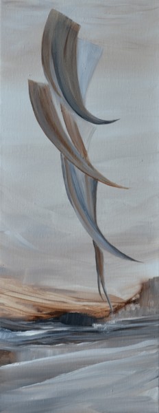 绘画 标题为“Les voiles du somme…” 由Sandrine Damour, 原创艺术品, 油