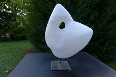 Scultura intitolato "Sans titre" da Dominique Ferrandon-Lamy, Opera d'arte originale, Pietra