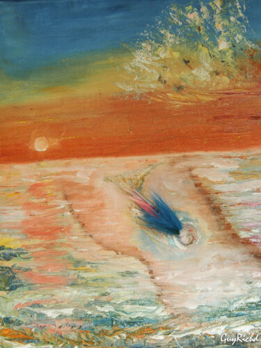 Peinture intitulée "fine-mouche" par Guyrichd, Œuvre d'art originale, Acrylique
