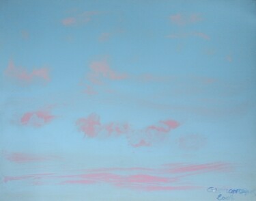 Nuages1.jpg Peinture intitulée "Nuages1.jpg" par Georges Roques, Œuvre d'art originale, Acrylique