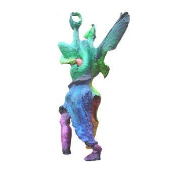 Sculpture intitulée "greeny" par Christophe Challier, Œuvre d'art originale, Autre