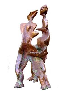 Sculpture intitulée "je t aime" par Christophe Challier, Œuvre d'art originale, Autre