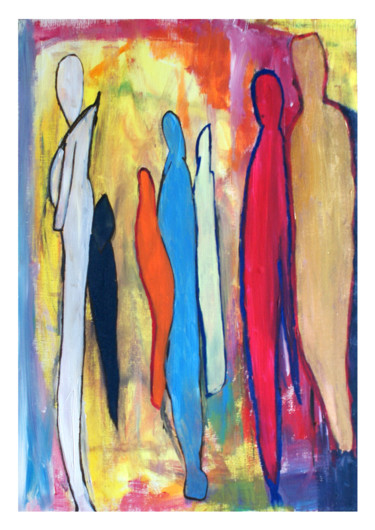 Peinture intitulée "Fouletitude" par Gilles Fouque, Œuvre d'art originale
