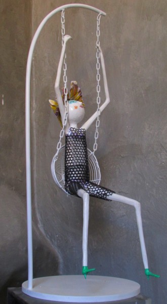 Sculpture intitulée "la-balancoire.jpg" par Patrick Dupont, Œuvre d'art originale